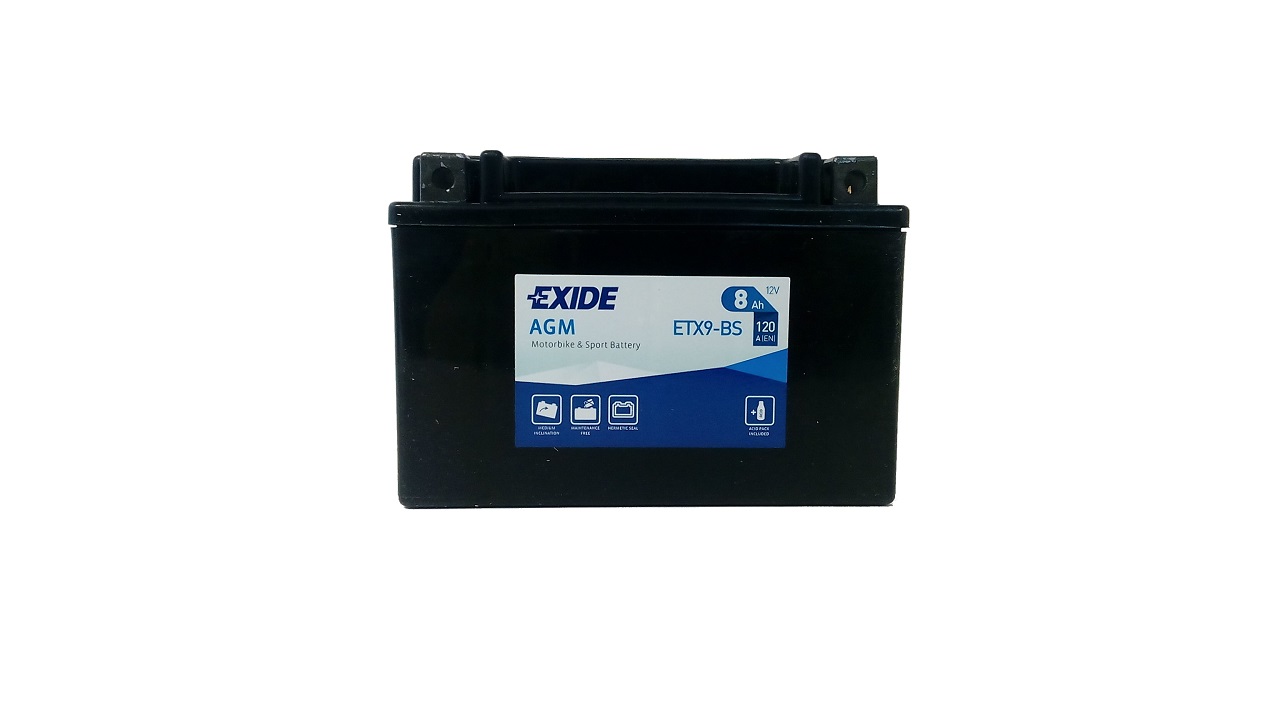 Мото аккумулятор Exide AGM ETX9-BS