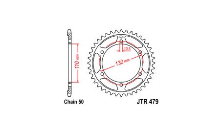 JT звезда задняя JTR479.45